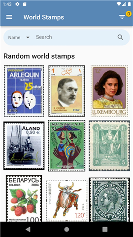 World Stamps screenshot