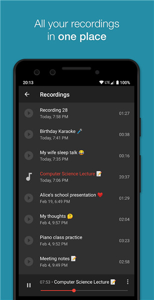 Smart Voice Recorder screenshot