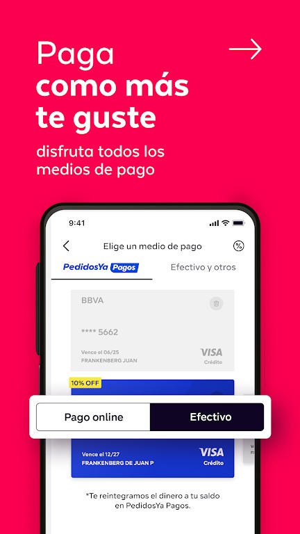 PedidosYa screenshot