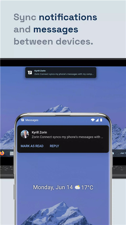 Zorin Connect screenshot