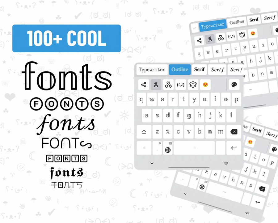 Fonts Keyboard screenshot