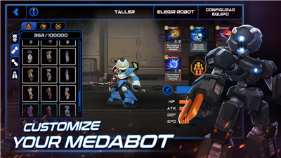 MEDABOTS: Card Battle RPG Game screenshot