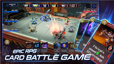 MEDABOTS: Card Battle RPG Game screenshot