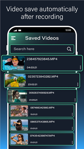 Background Video Recorder Cam screenshot