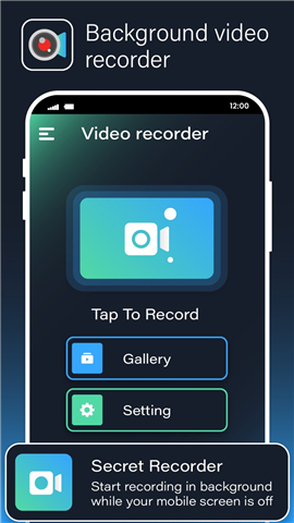 Background Video Recorder Cam screenshot