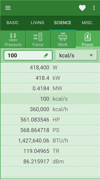 Unit Converter screenshot