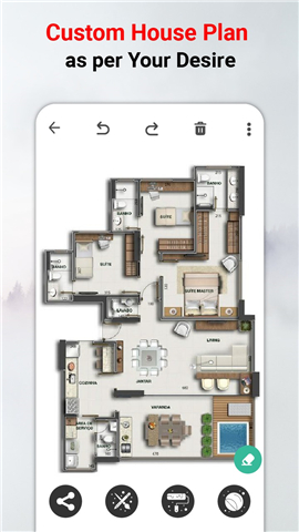 House Design Plan 3D App screenshot