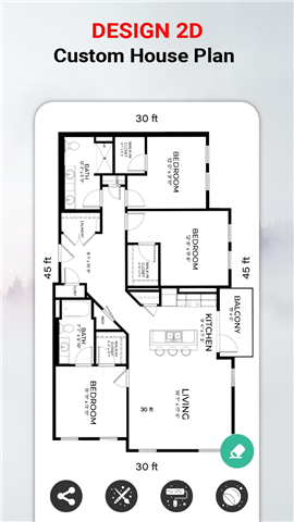 House Design Plan 3D App screenshot