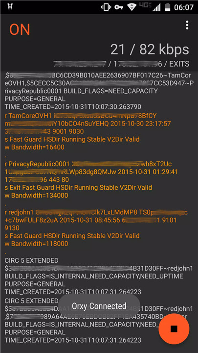 Orxy: Tor Proxy screenshot