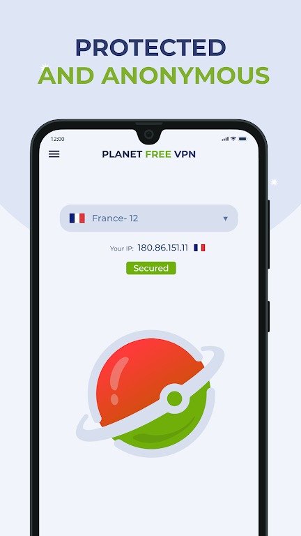 Planet VPN screenshot