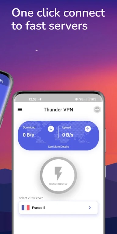 Thunder VPN screenshot