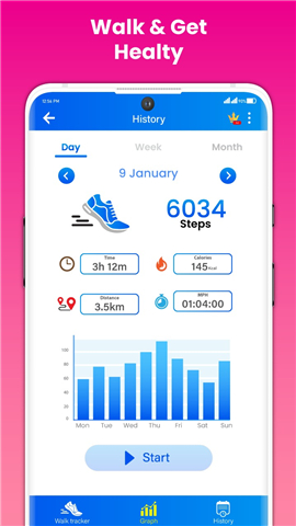 Pedometer App - Step Counter screenshot