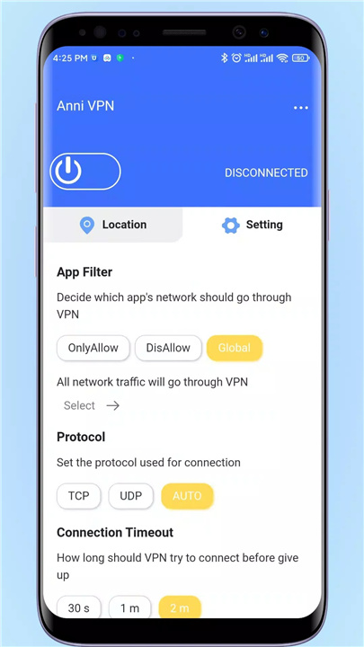 Anni VPN screenshot