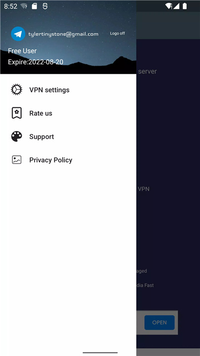 Dawn VPN screenshot