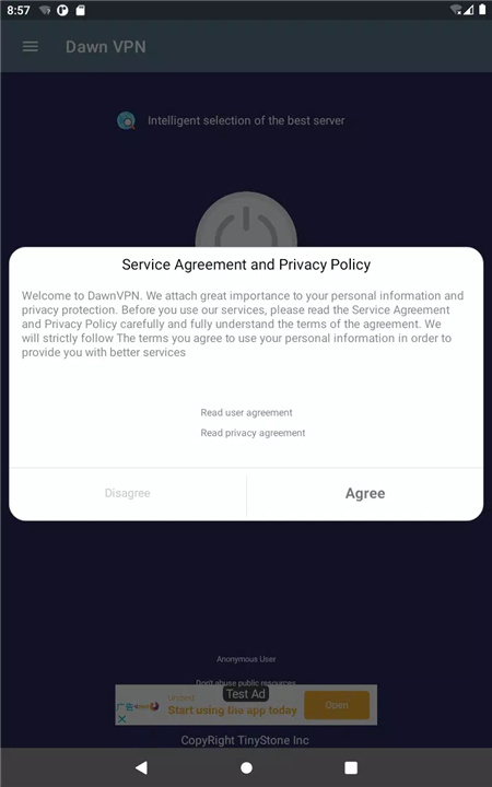 Dawn VPN screenshot