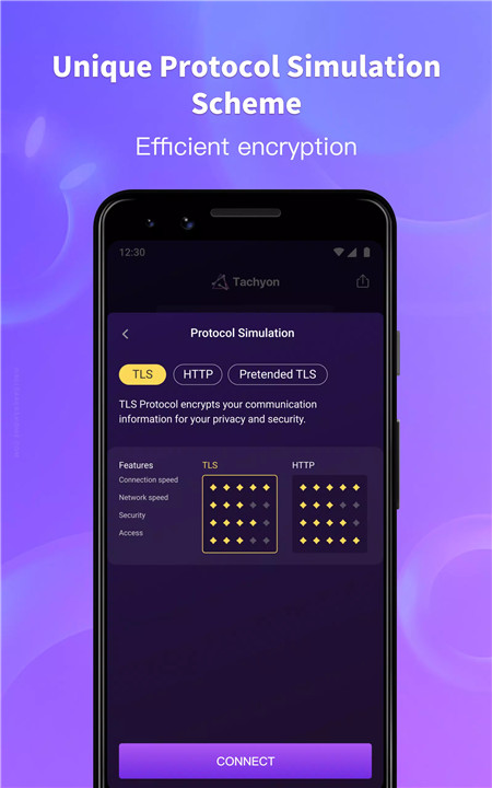 Tachyon VPN screenshot