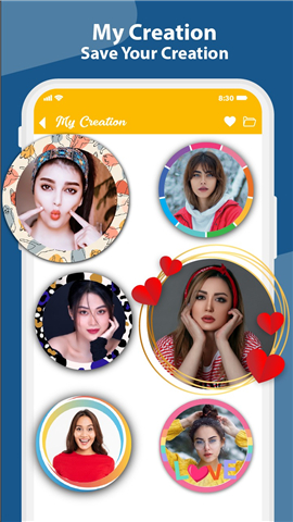 Profile Photo Frame Maker screenshot