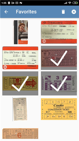 Transport Ticket Identifier screenshot