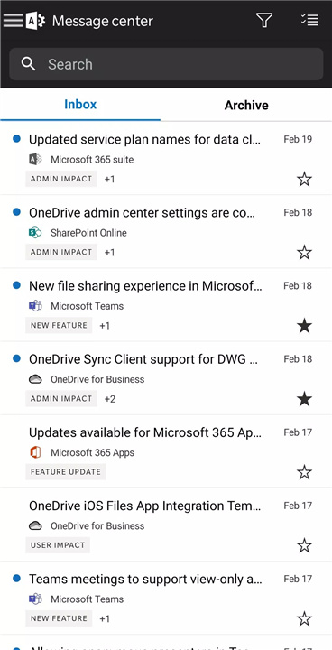 Microsoft 365 Admin screenshot