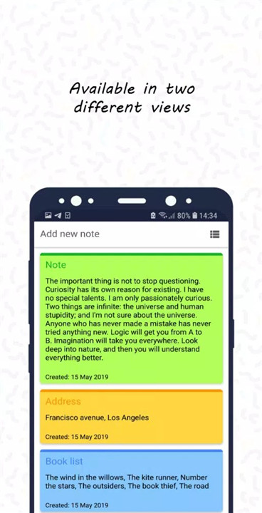 NotiNote screenshot