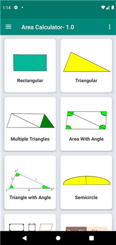 Calculator For Land: All Shape screenshot