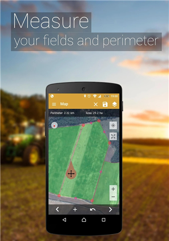 GPS Fields Area Measure screenshot