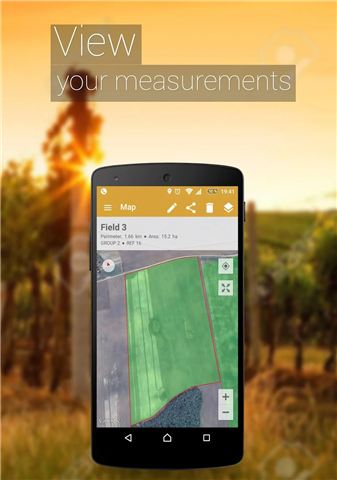 GPS Fields Area Measure screenshot