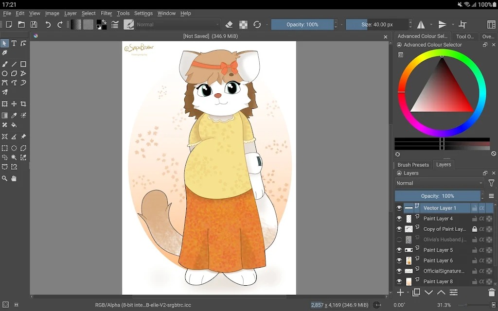 Krita screenshot