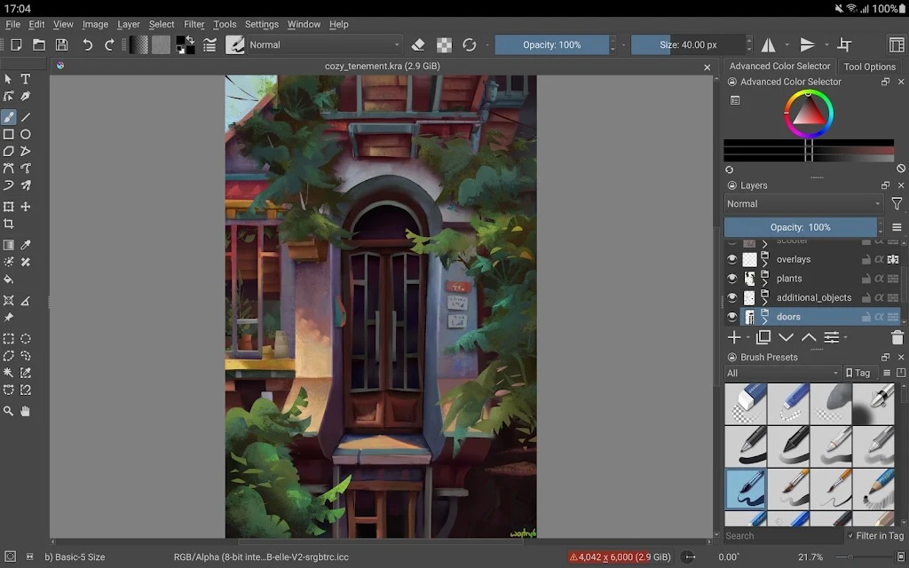 Krita screenshot