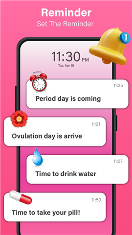 Period Tracker Ovulation cycle screenshot