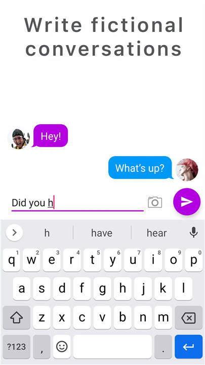 TextingStory screenshot