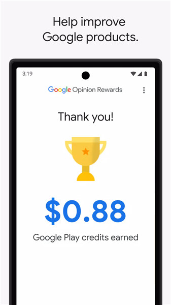 Google Opinion Rewards screenshot