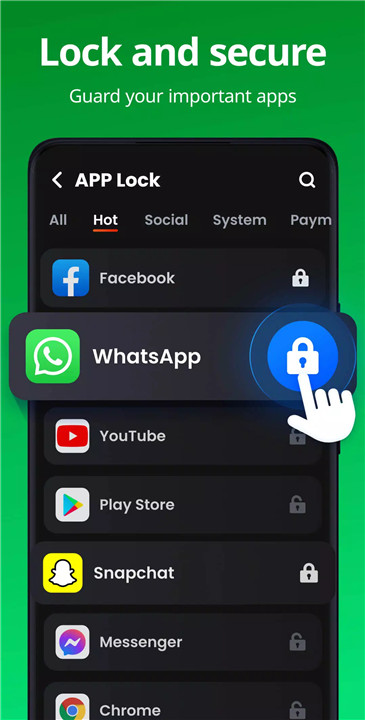 Applock Fingerprint screenshot