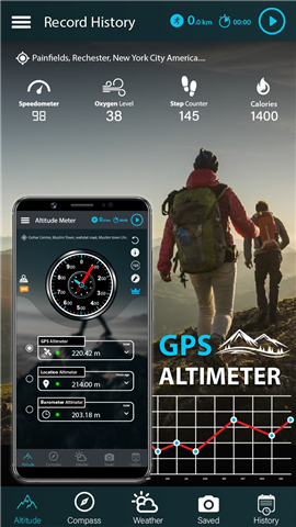 Smart Altimeter - GPS Altitude screenshot