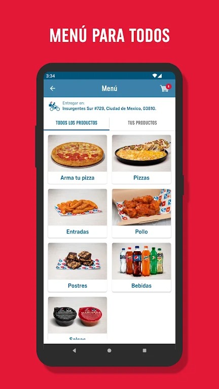 Domino Pizza México screenshot