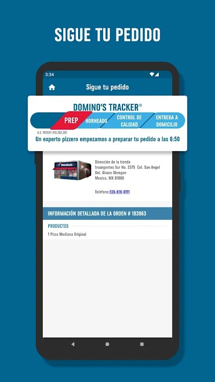 Domino Pizza México screenshot