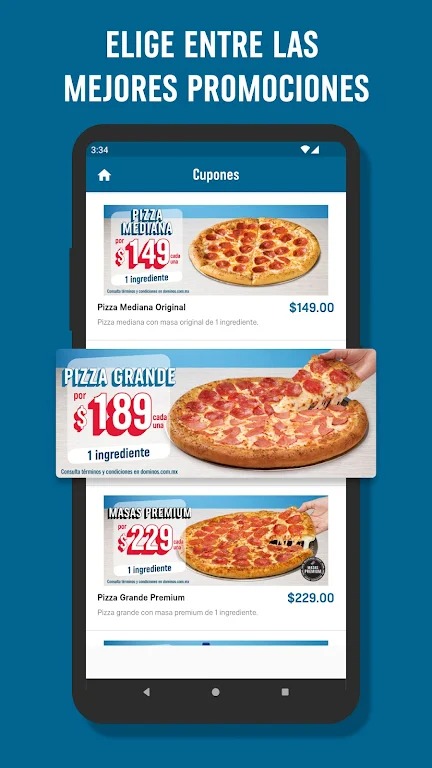 Domino Pizza México screenshot