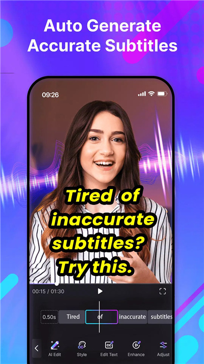 Blink: Captions & Teleprompter screenshot