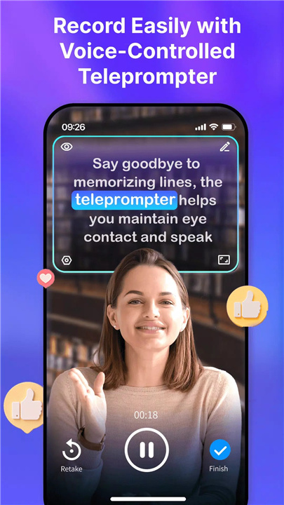 Blink: Captions & Teleprompter screenshot