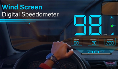 Speedometer GPS: Odometer HUD screenshot