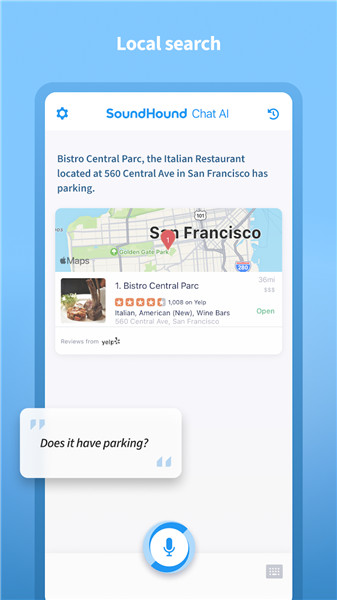 SoundHound Chat AI App screenshot