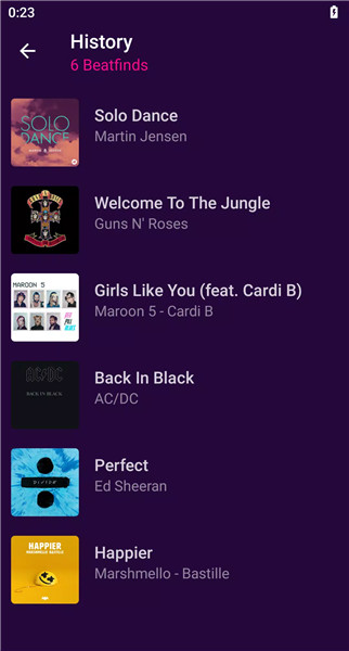 Music Recognition screenshot