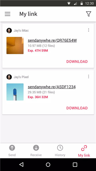 Send Anywhere screenshot