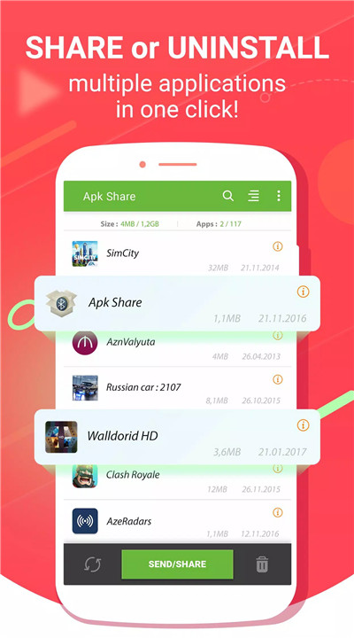 Apk Share Bluetooth screenshot