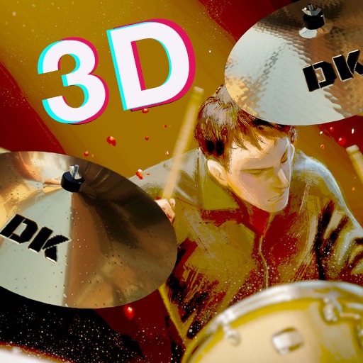 DrumKnee 3D Drums - Drum Set logo