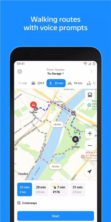 Yandex Maps and Navigator screenshot