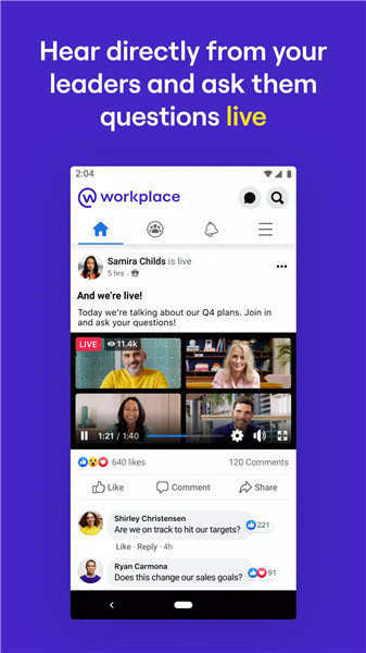 Workplace from Meta screenshot