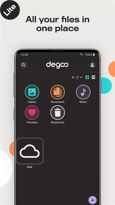 Degoo Lite: 20 GB Cloud Drive screenshot