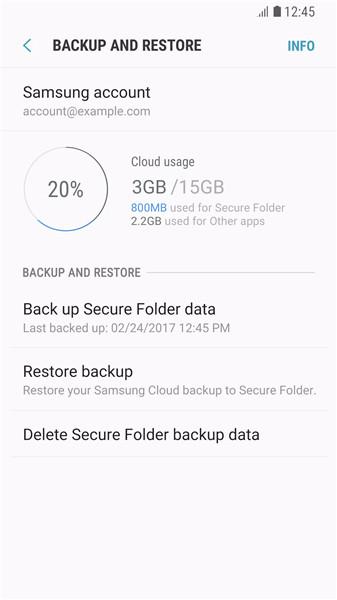 Secure Folder screenshot