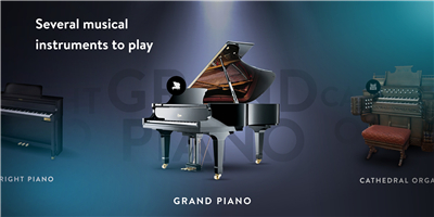 Real Piano electronic keyboard screenshot